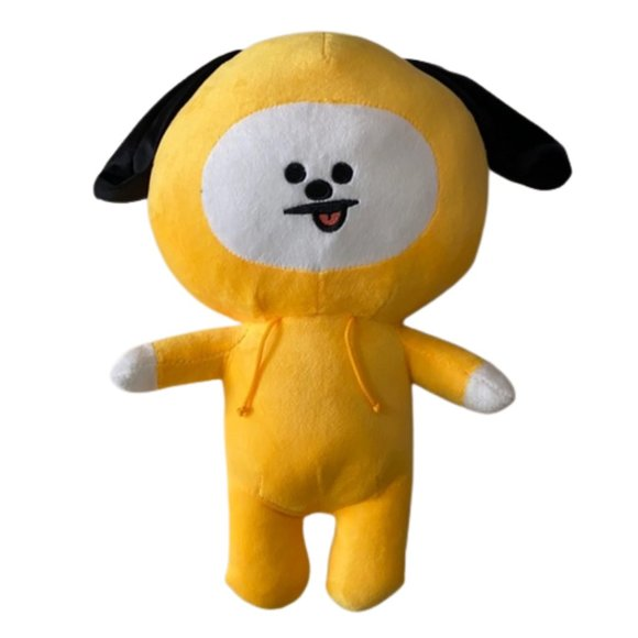 NWOT New BTS21 Line Friends‎ Plushie "Chimmy" yellow plushie doll BTS 21 … - Picture 1 of 17